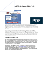 Object Oriented Methodology Life Cycle Model