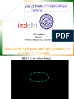 Design Analysis of Parts of Pelton Wheel Turbine: Selection of Right Parts and Right Geometry To Execute Pure Impulse .