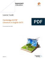 Learner Guide For Cambridge Igcse Literature in English 0475