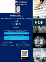 Introduction To Technical Writing With A E: Seminar