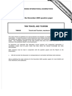 MARK SCHEME For The November 2005 Question Paper: University of Cambridge International Examinations