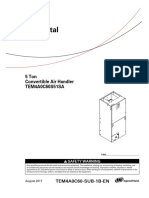 Submittal: 5 Ton Convertible Air Handler TEM4A0C60S51SA