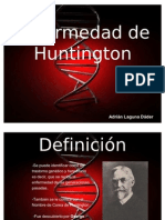 Enfermedad de Huntington Adrián Laguna