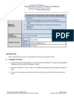 Module 3 Emergency Preparedness and Response Management