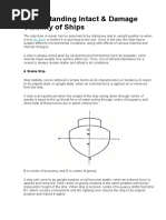 Understanding Intact & Damage Stability of Ships