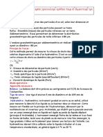 Analyse Granulométrie Par Sidomentomértrie