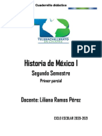 Cuadernillo Alumno Historia de México 1