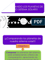 Comparando Los Planetas de Nuestro Sistema Solar