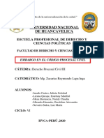 El Embargo en El Código Procesal Civil