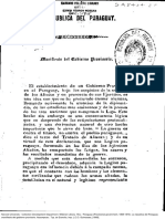 Manifiesto Del Gobierno Provisorio 19 de Setiembre de 1869