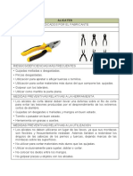 Fichas de Seguridad Herramientas Manuales