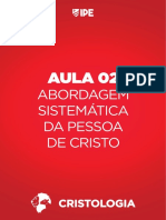 Aula 2 - Abordagem Sistemática Da Pessoa de Jesus Cristo