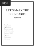 Let'S Mark The Boundaries: Group 3