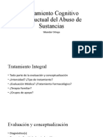 Tratamiento Cognitivo Conductual Del Abuso de Sustancias