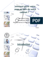 COMMENT GERER VOTRE TEMPS PPT