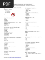 Soal UAS Bahasa Inggris Kelas 6 Semester 1