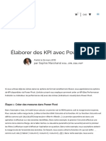 Élaborer Des KPI Avec Power Pivot