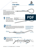 12-Strand Class II Eye Splice: Samson Splicing Instructions