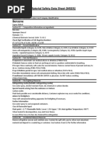 MSDS Benzene