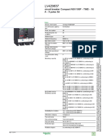 Product Data Sheet: Circuit Breaker Compact NSX100F - TMD - 16 A - 3 Poles 3d