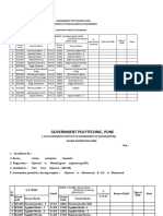 Enrll No: Name: Umate Samadhan Navanth Government Polytechnic Pune Department of Metallurgical Engineering Equivalent Table For Exemption