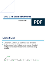 CSC331 Lecture 3 Lnked List