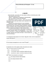 Ficha de Revisões PT 3.º Ano