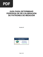 Guia para Determinar Periodos de Re-Calibración de Patrones