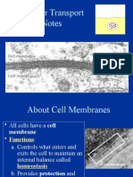 Cell Membrane and Cell Transport Notes New