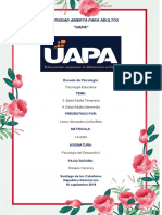 Psic. Desarrollo 2 Tarea 3 y 4 LISTA