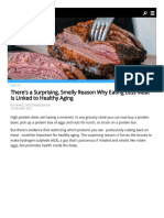 Eating Less Meat Relation To Aging