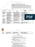 Rubrica para Examen de Quimica