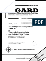 Weapon Delivery Analysis and Ballistic Flight Testing: Agard 10