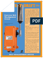 Conveyor Belt Misalignment Misalignment Switch Switch