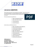 CL608e/612e Mechanical Adjustments