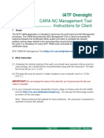 CARA NC Management Tool Instructions For Client: IATF Oversight