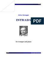 Intrada: For Trumpet and Piano