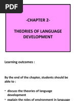 Chapter 2-Theories of Language Development