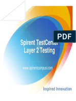 Spirent TestCenter Layer 2 Testing V3a