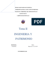 Tema II INGENIERIA Y PATRIMONIO