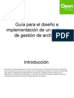 Guía para El Diseño e Implementación de Un Archivo