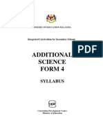 Sains - KBSM - Additional Science Form 4