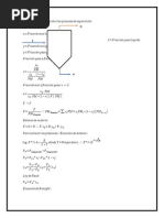 Formulario Introducción A Los Procesos de Separación