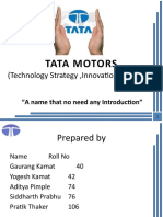 Tata Motors: (Technology Strategy, Innovation & Growth)