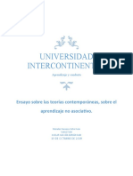 Teorías Neurocientíficas Sobre El Aprendizaje No Asociativo