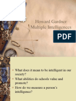 Howard Gardner Multiple Intelligences