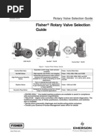 FISHER Rotary Valve Selection Guide