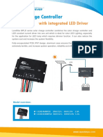 Solar Charge Controller: With Integrated LED Driver