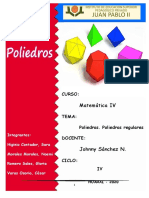 Poliedros Regulares Trabajo Final