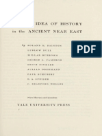 The Idea of History in The Ancient Near East - Earliest and Patristic Christianity